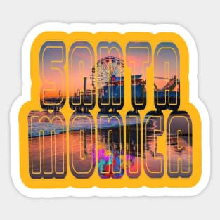 KZK101 Santa Monica Pier Sticker